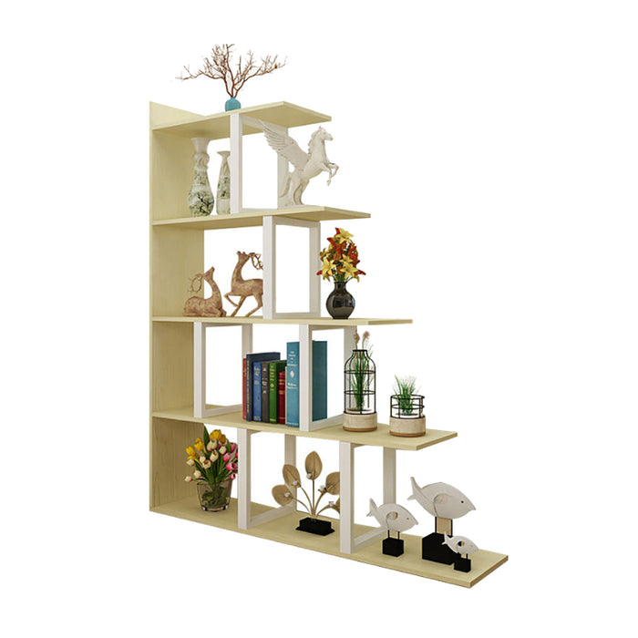 Book Cabinet Room Divider White Metal Sonoma Oak Chipboard 3 Styles