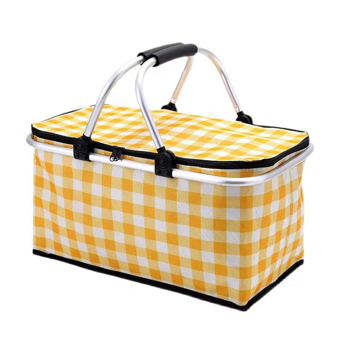 Collapsible Outdoor Camping Portable Insulated Picnic Basket Camping Picnic Ice Pack