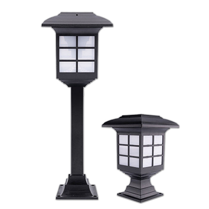 2Pcs LED Solar Power Garden Lights Landscape Path Lawn Yard Walkway Lamp