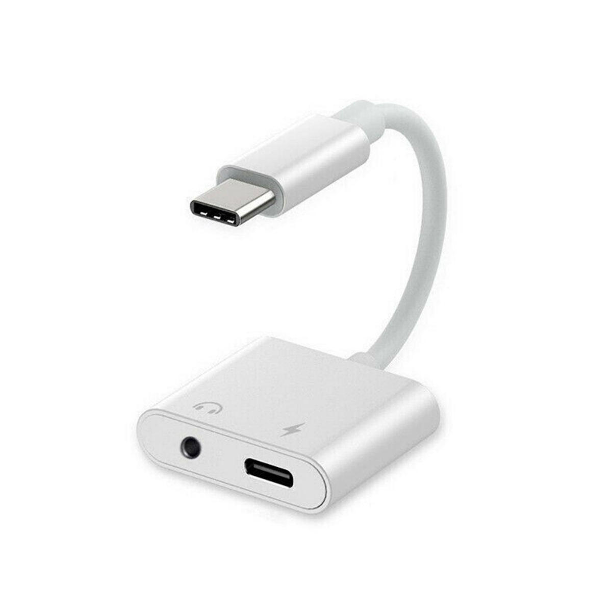 2 in 1 USB-C to 3.5mm Headphone Jack with PD Charger AUX Audio Adapter