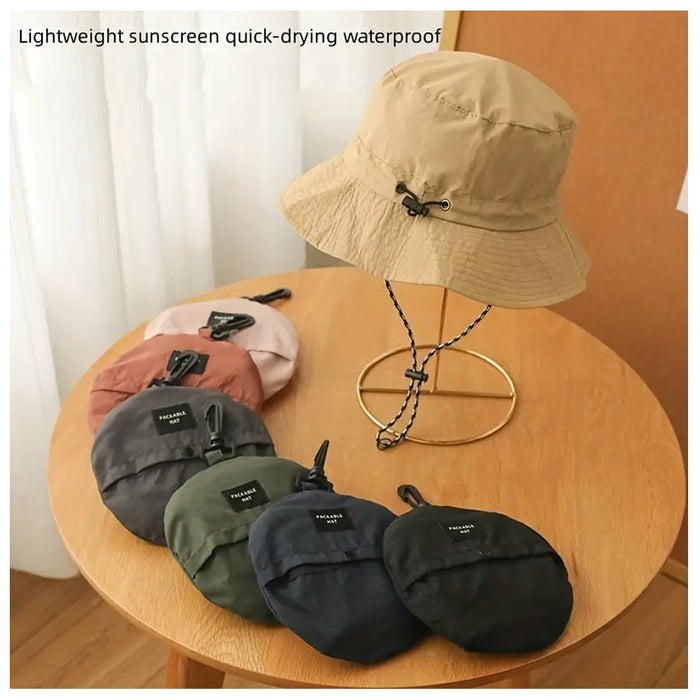 Unisex Stylish Functional Waterproof Fisherman Hat Outdoor Hiking Hat Shade Hat