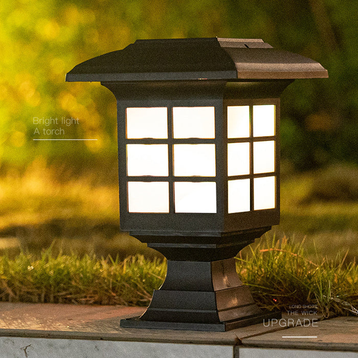 2Pcs LED Solar Power Garden Lights Landscape Path Lawn Yard Walkway Lamp