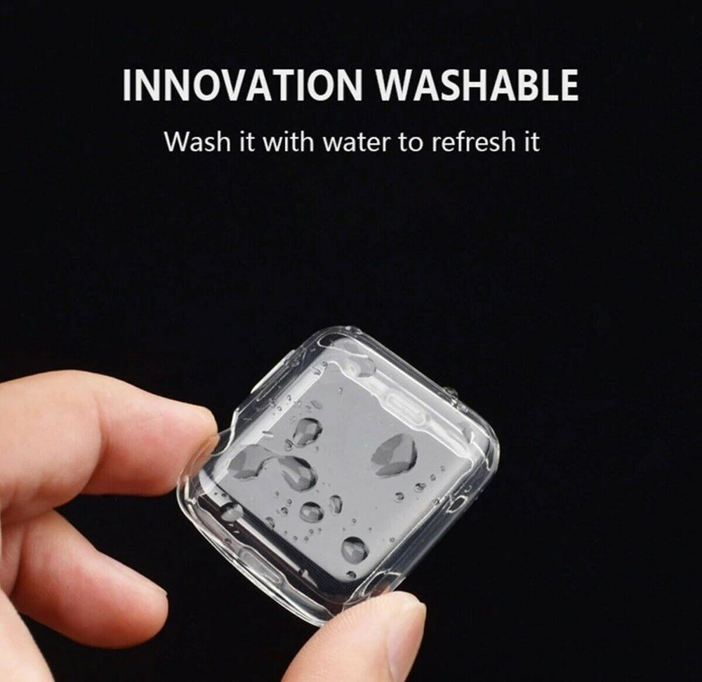 For Apple Watch Full Cover iWatch Series 7 SE 6 5 4 3 2 Clear Case – detail 4