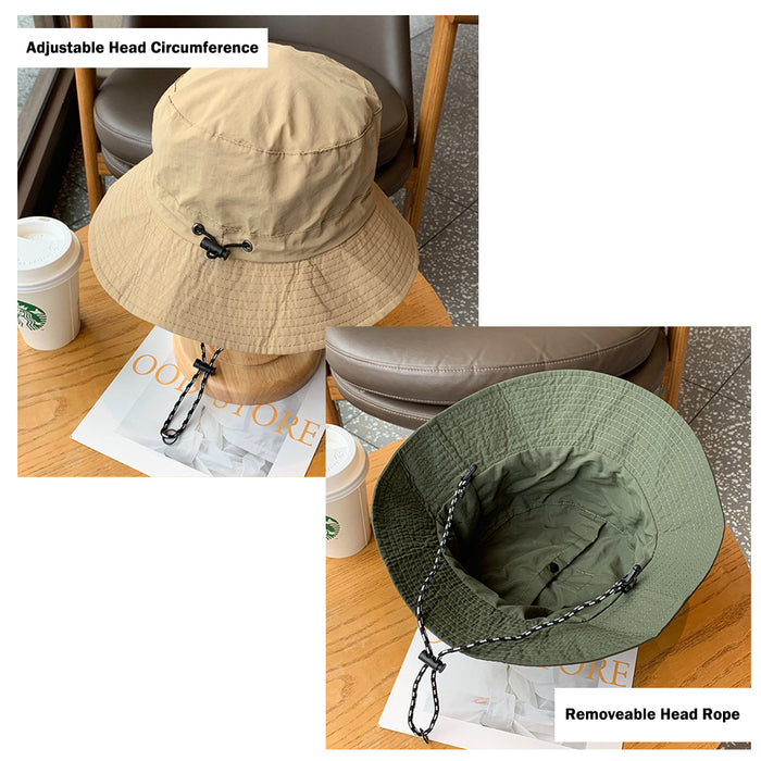 Unisex Stylish Functional Waterproof Fisherman Hat Outdoor Hiking Hat Shade Hat