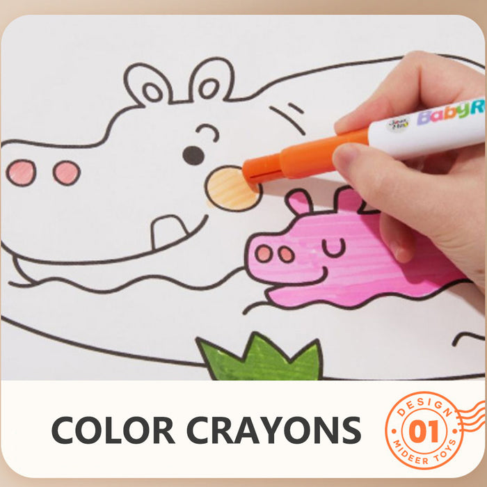 44cm*10m Kids Drawing Roll Color Filling Paper Graffiti Scroll Coloring Paper Toy