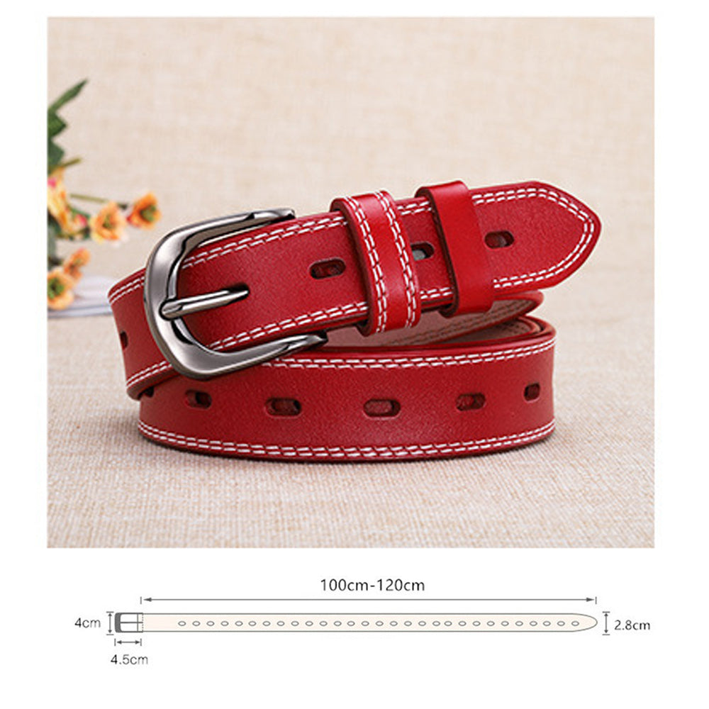 Classic Leather Belts for Women, Joyreap Genuine Leather Womens Belts Alloy Pin Buckle