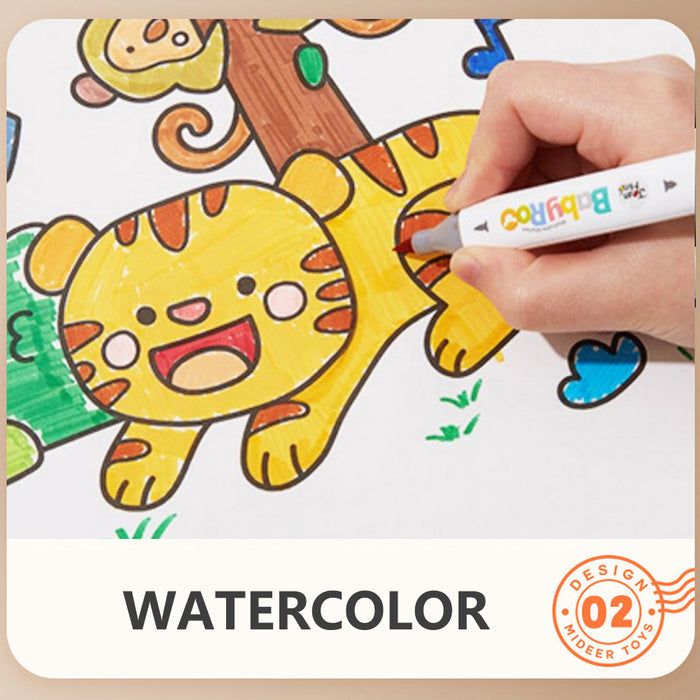 44cm*10m Kids Drawing Roll Color Filling Paper Graffiti Scroll Coloring Paper Toy