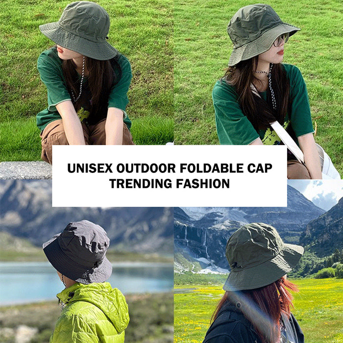 Unisex Stylish Functional Waterproof Fisherman Hat Outdoor Hiking Hat Shade Hat