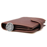 Genuine leather men wallets High-quality Multi card short wallet Men's Cow Leather RFID Card Holder – detail 7