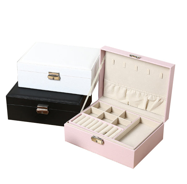 Jewelry Box Organizer Case Holder Storage Earring Ring Display Box