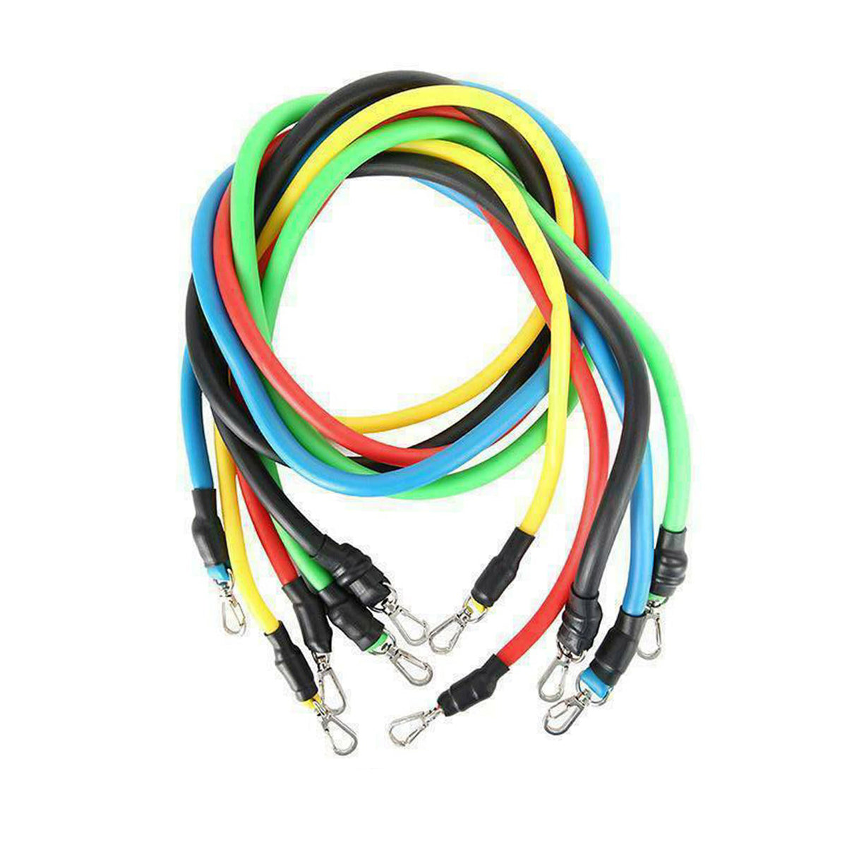 11Pcs/Set Pull Rope Belt Elastic Home Gym Fitness Exercise Resistance Band