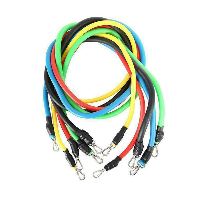 11Pcs/Set Pull Rope Belt Elastic Home Gym Fitness Exercise Resistance Band
