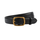 Classic Leather Belts for Women, Joyreap Genuine Leather Women's Belts with Gold Buckle – detail 8