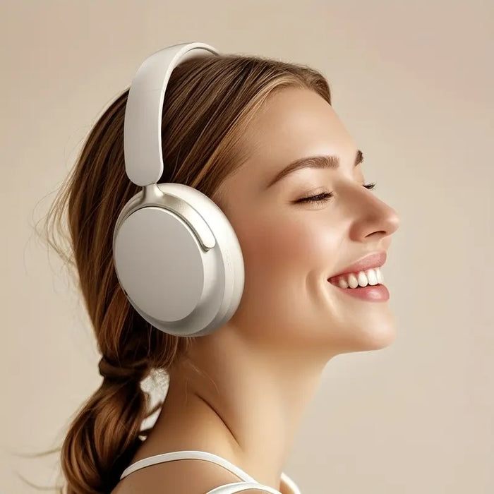 JR SY-T7 Bluetooth 5.4 Over-Ear Headset Wireless Headphones with Noise Cancelling Mic