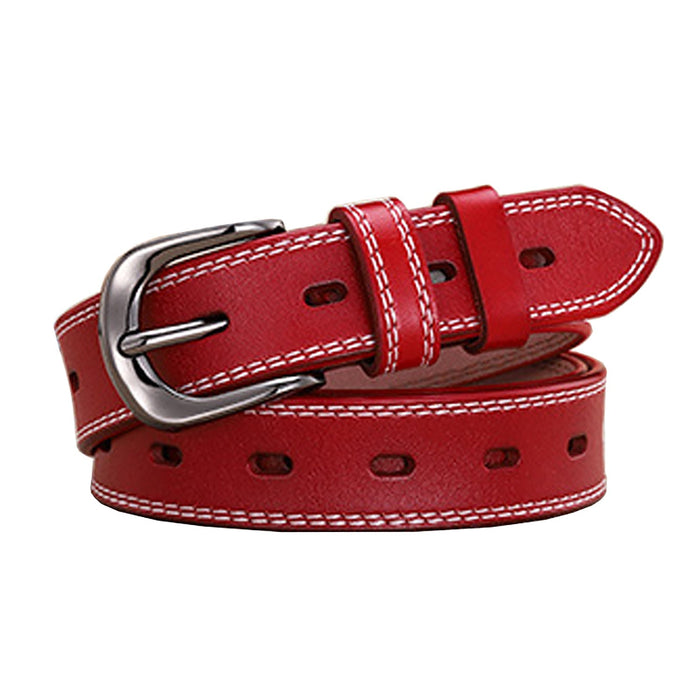 Classic Leather Belts for Women, Joyreap Genuine Leather Womens Belts Alloy Pin Buckle