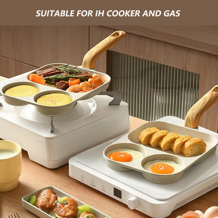 Non-stick 3 in 1 breakfast Frypan steak pot omelette pot