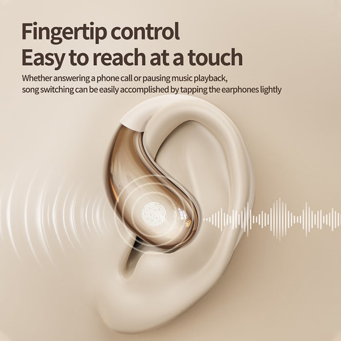 Wireless Earhook Sports Headphones Open-Ear Bluetooth 5.4 Earbuds 120H Standby Sweat-Resistant Earphones