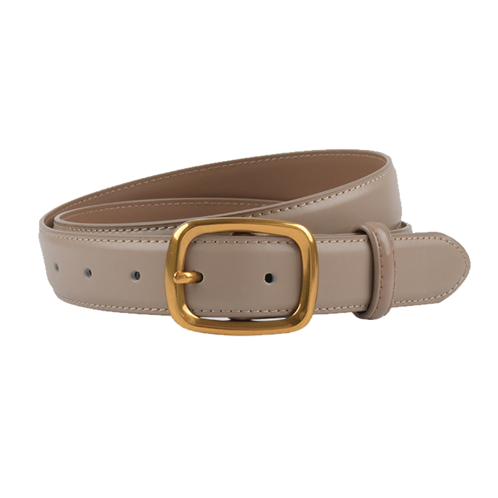 Classic Leather Belts for Women, Joyreap Genuine Leather Womens Belts with Gold Buckle