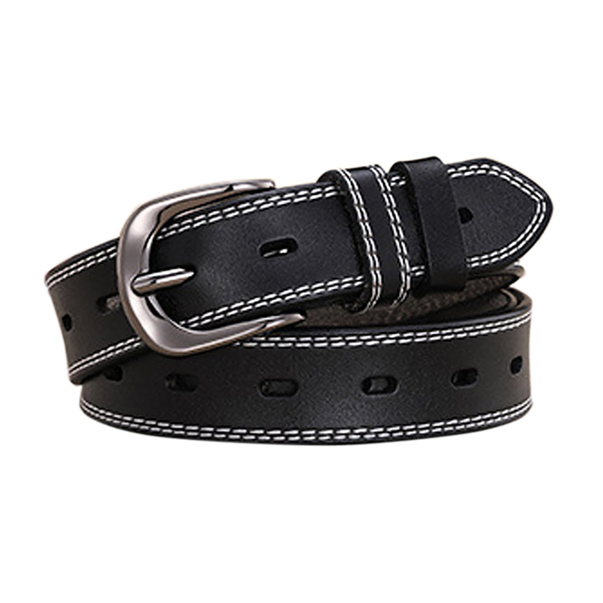 Classic Leather Belts for Women, Joyreap Genuine Leather Women's Belts Alloy Pin Buckle – detail 7