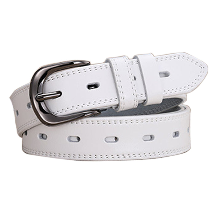 Classic Leather Belts for Women, Joyreap Genuine Leather Womens Belts Alloy Pin Buckle