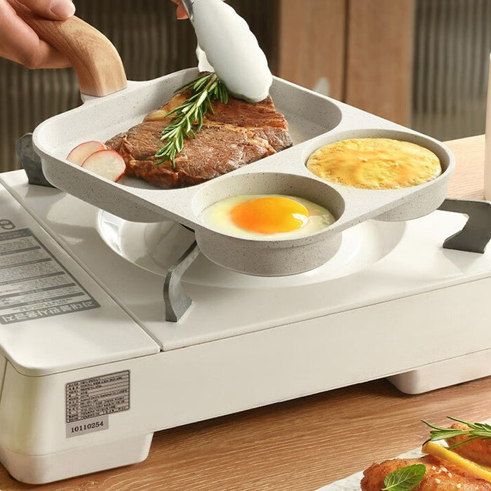 Non-stick 3 in 1 breakfast Frypan steak pot omelette pot