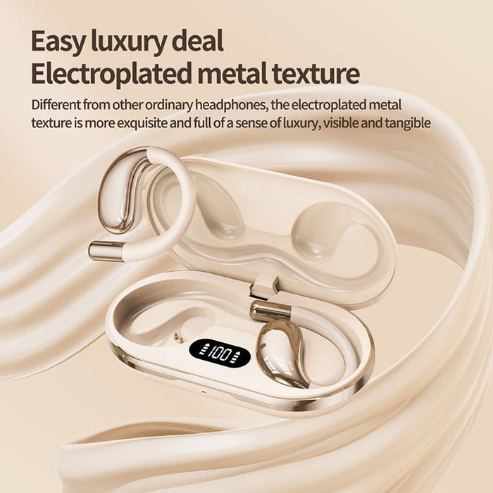 Wireless Earhook Sports Headphones Open-Ear Bluetooth 5.4 Earbuds 120H Standby Sweat-Resistant Earphones