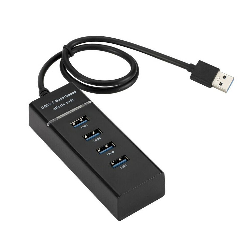 4 Ports High Speed Multi USB 3.0 Hub Expansion Smart Splitter with LED Indicator