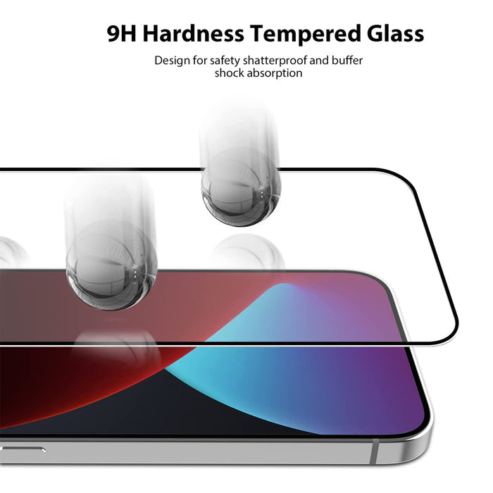 [2 Pack] Tempered Glass Screen Protector for iPhone 15 15Plus 15Pro 15Promax