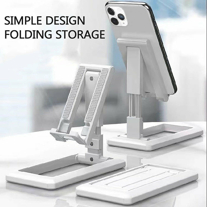 Universal foldable adjustable desktop stand for mobile phone tablet iPad