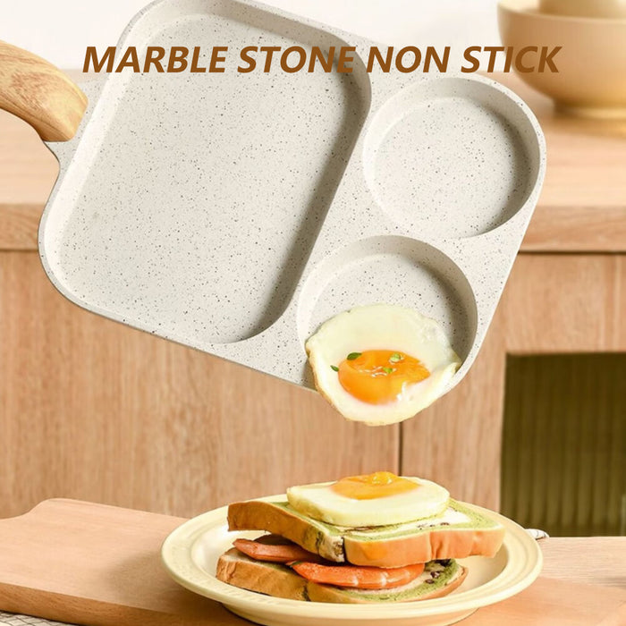 Non-stick 3 in 1 breakfast Frypan steak pot omelette pot