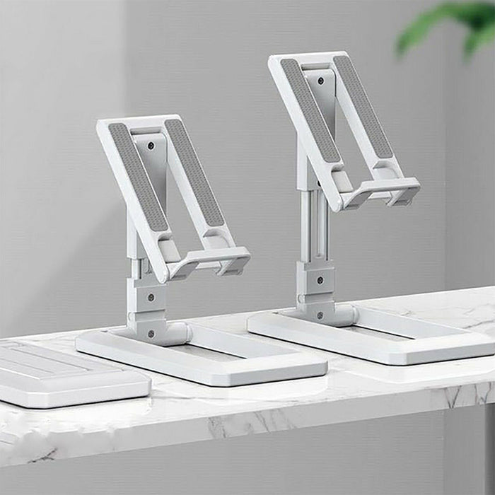 Universal foldable adjustable desktop stand for mobile phone tablet iPad