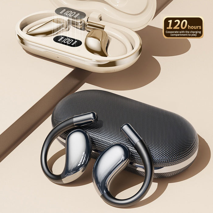 Wireless Earhook Sports Headphones Open-Ear Bluetooth 5.4 Earbuds 120H Standby Sweat-Resistant Earphones