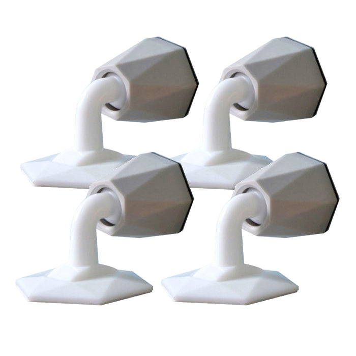 4Pcs Door Stopper Wall Protector Silicone Door Self Adhesive Silent Suction Stoppers