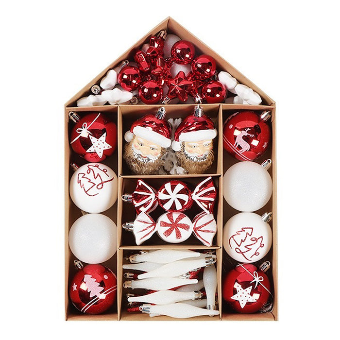 70-piece Christmas Tree Xmas Balls Decorations Baubles Hanging Party Ornament