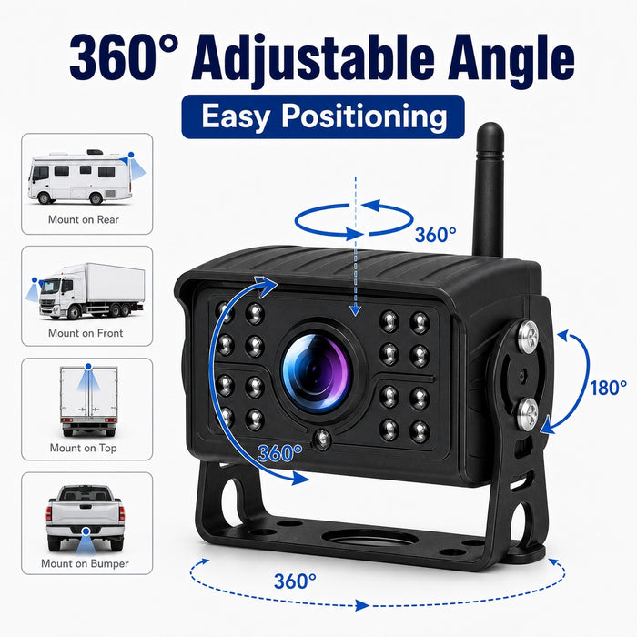 F26 Wireless Infrared Expansion Camera for Q12 Wireless DVR Monitor System