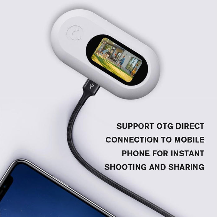 Action Camera 1080P HD Recorder Dog Collar Camera EIS Wide Angle with 32GB Card