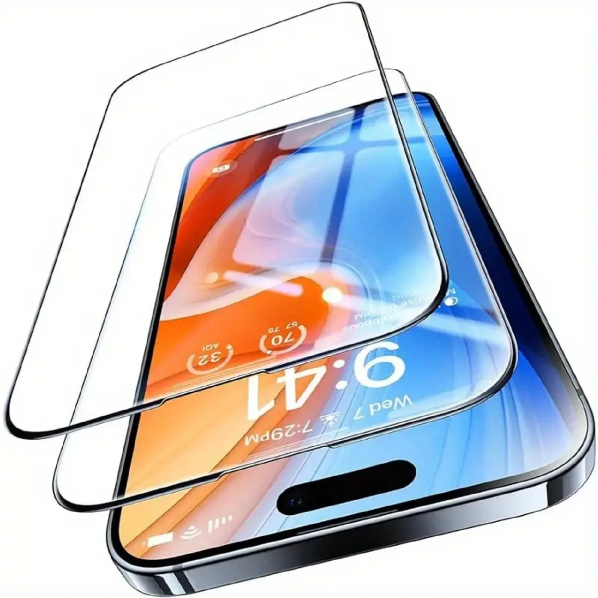 [2-Pack] Tempered Glass Screen Protector for iPhone 14 14Plus 14Pro 14Promax