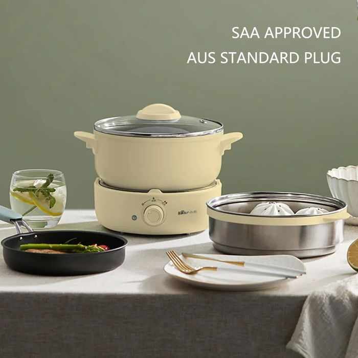 BEAR 2.5L Multifunction Cooking Pot Electric Hot Pot SAA Approved