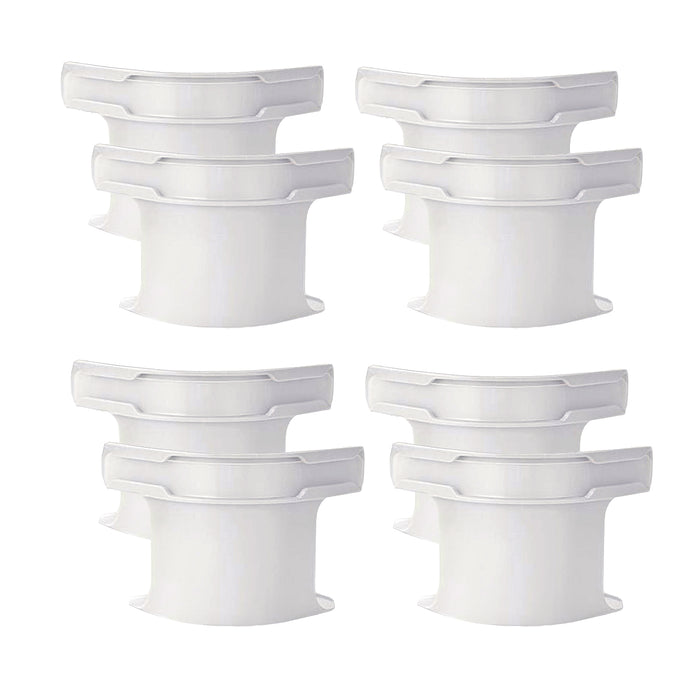 8PCS Bed Sheet Holders w/ Lock Strips Heavy-Duty Corner Straps Non-Slip Grippers