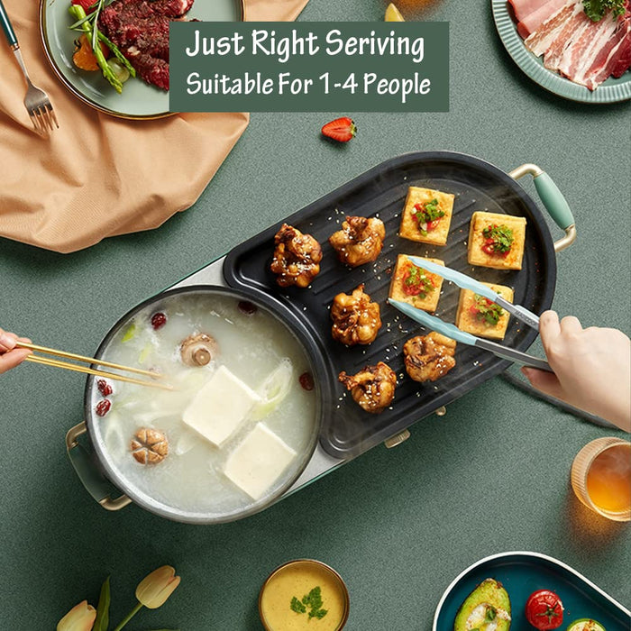 BEAR Multi-functional Cooking Hot Pot and Griddle Barbecue Machine DKL-C15L1 AU Model