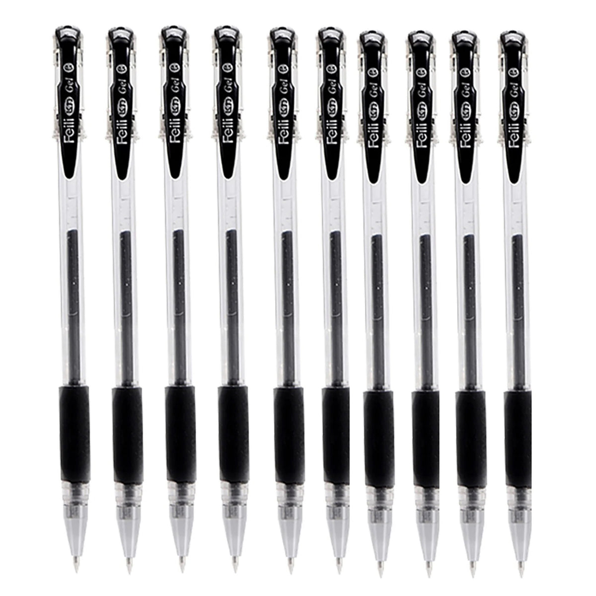 10 Pcs 0.5mm Gel Ink Pens 3 Color Mix Options Rollerball Ballpoint Pens – detail 7