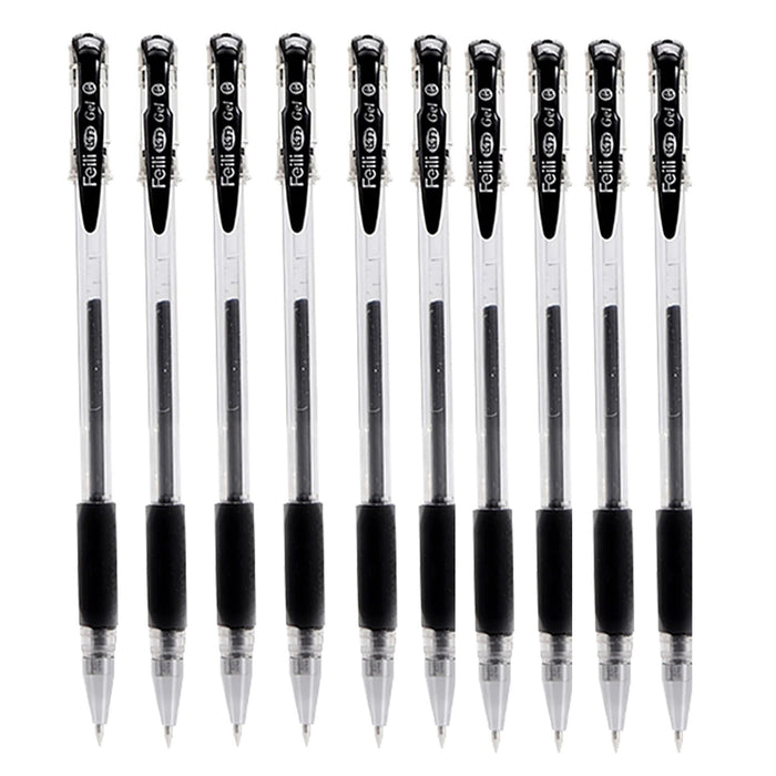 10 Pcs 0.5mm Gel Ink Pens 3 Color Mix Options Rollerball Ballpoint Pens