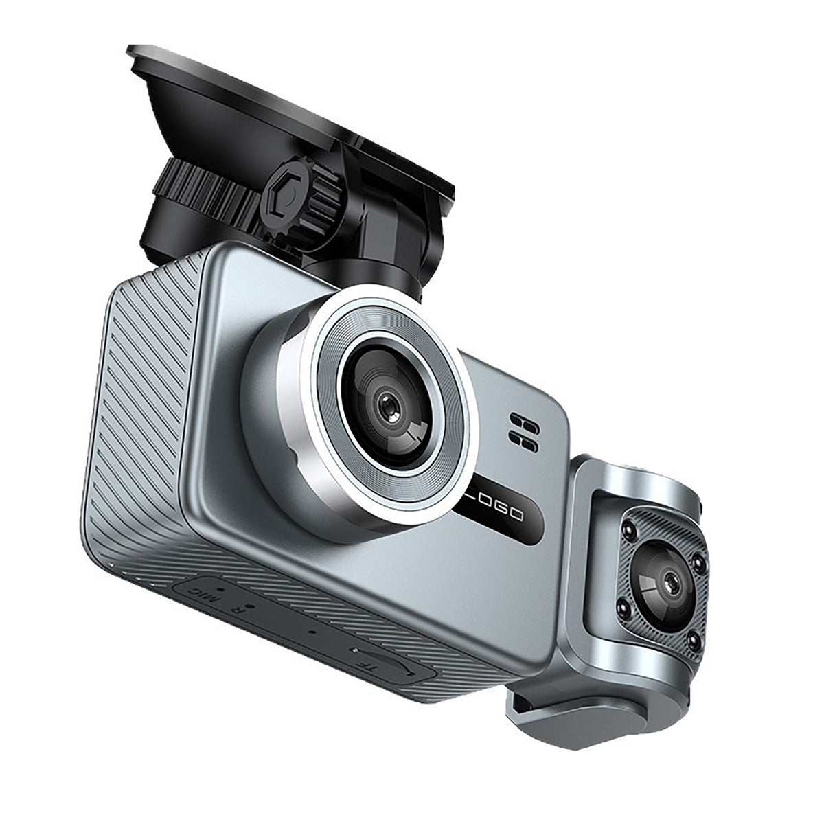 4K Triple Lens Dash Cam WiFi Car DVR Front Cabin Rear Camera with 32GB Card