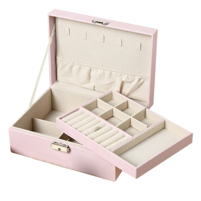 Jewelry Box Organizer Case Holder Storage Earring Ring Display Box