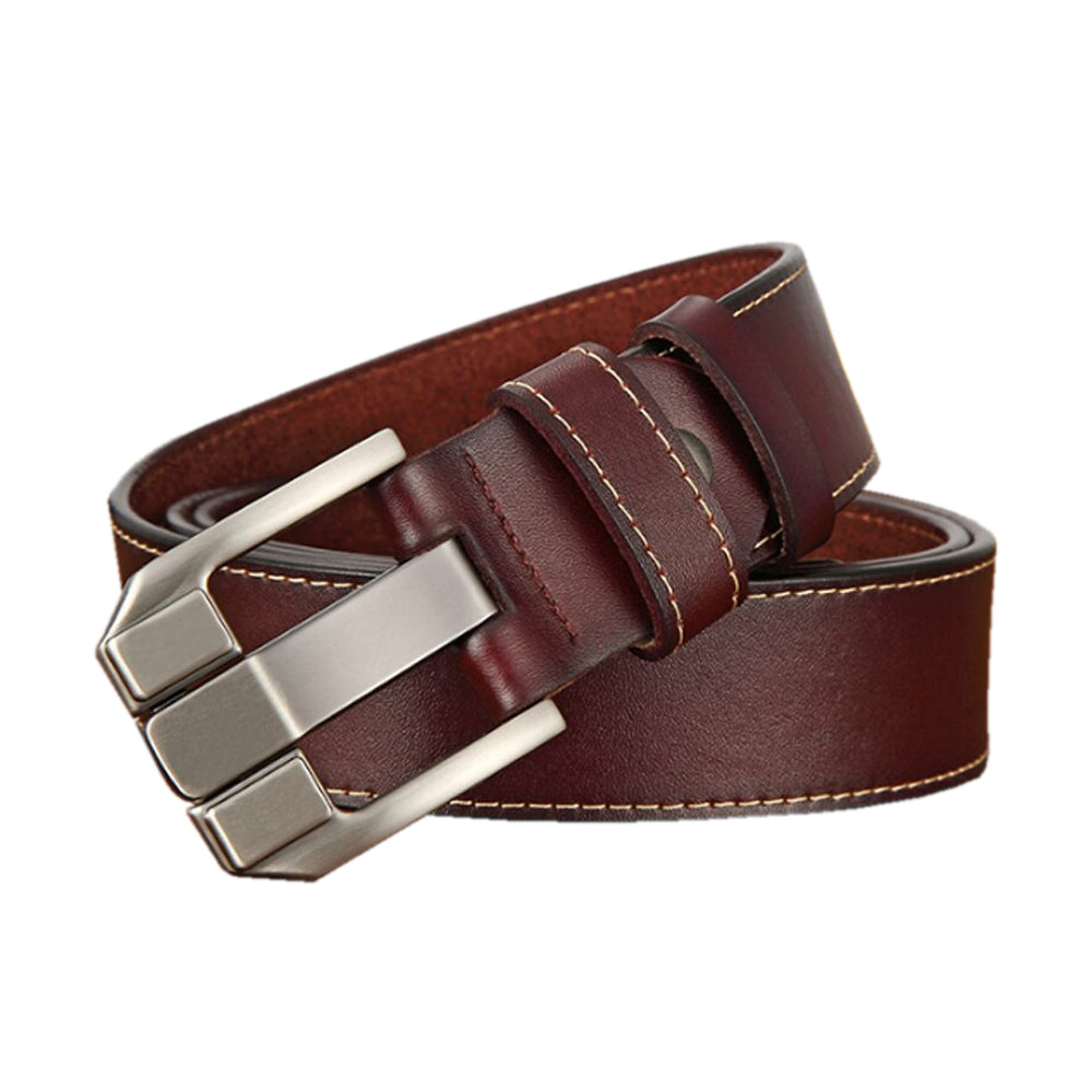 Genuine Leather For Men Pin Buckle Belts Cowskin Casual Belts Business Belt