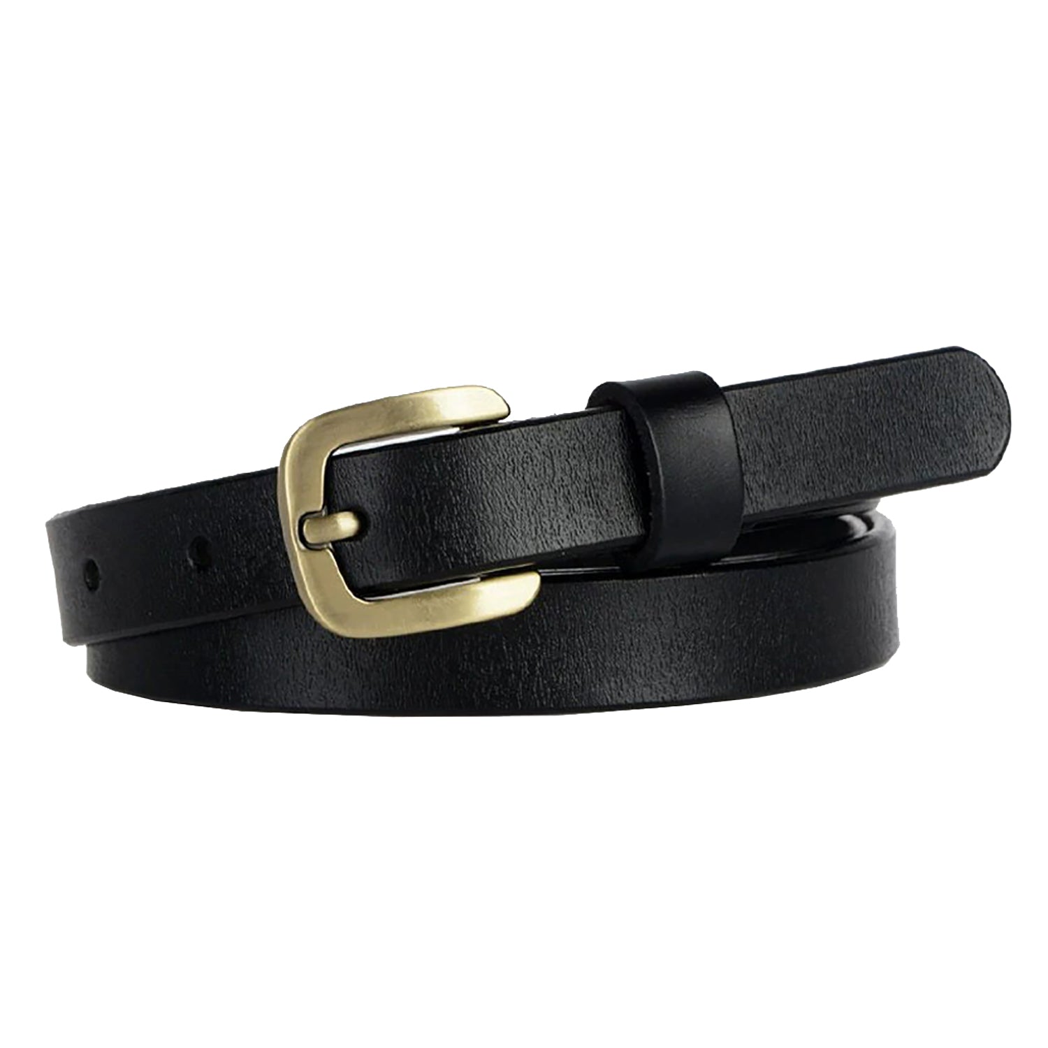 New Women's Belt Luxury Genuine Leather Belts For Women Female Gold Pin Buckle – detail 11