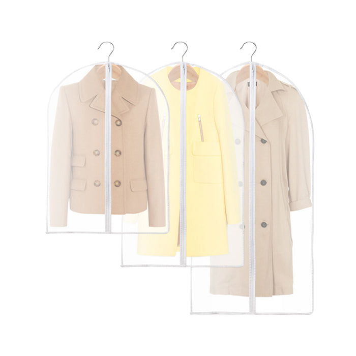 6Pcs Suit Dress Clothing Dust Cover Bag Jacket Wardrobe Storage Coat Protector