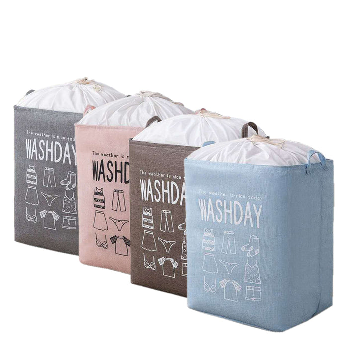 Ex-Large Capacity Collapsible Laundry Basket Foldable Washing Bin Hamper Linen