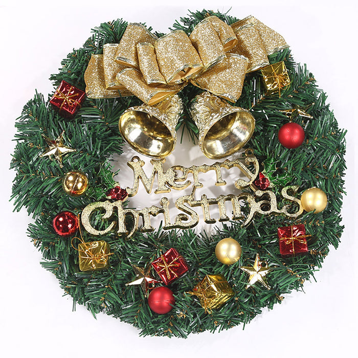 Christmas Wreath Door Garland Decoration Front Door Hanging Flowers Tree Décor