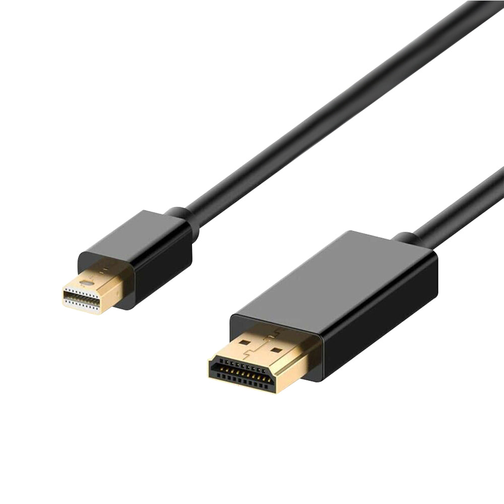 1.8 Metre Thunderbolt Mini Display Port DP to HDMI Male Adapter Converter Cable